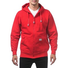 Pro Club Men’s Heavyweight Full Zip Fleece Hoodie
