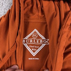 Burlebo Hoodie Mens Extra Large Brown Golf Performance Pullover Stretch Golfer