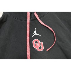 Nike Jordan Hoodie Mens Medium Black Oklahoma Sooners Jumpman Excellent