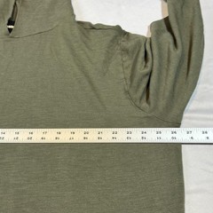 Monrow Mens Hoodie XXL Olive Green Rayon Blend Lightweight Soft Minimalist