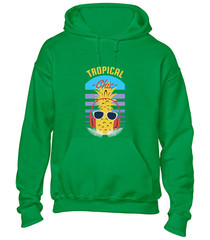 TROPICAL CHIC HOODY HOODIE FUNNY JOKE SUMMER CASUAL HOLIDAY CLOTHING TOP