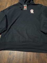 NWT Quiksilver Dream Sessions Surfing Black Fleece Lined Hoodie Men’s L. F4