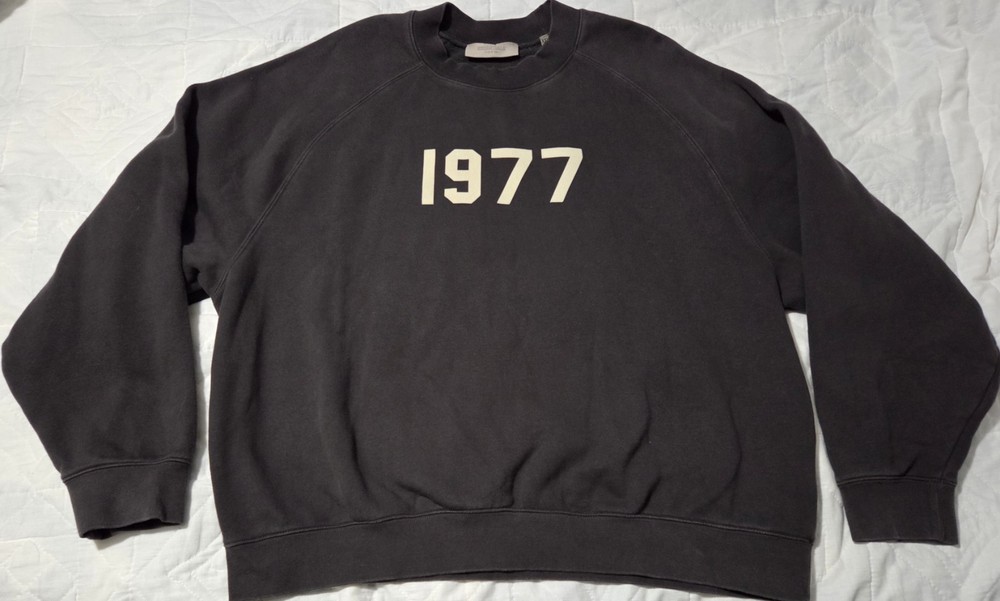 Fear of God Essentials Crewneck Sweatshirt Size XXL In Iron Color