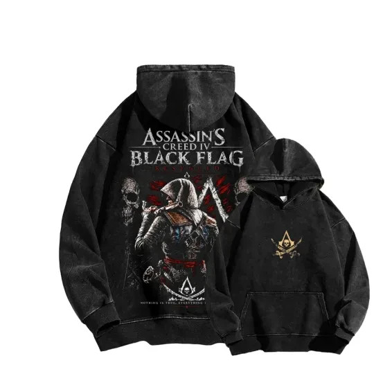 Assassins Creed IV Black Flag Graphic T-Shirt Hoodie Unisex S-5XL