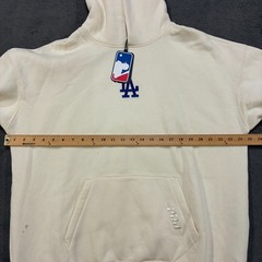 Pro Cream Pullover Hoodie Sweatshirt Casual Fleece Pullover Men’s Size Medium