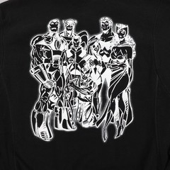 Champion Sweatshirt Mens Small Black Avengers Marvel Reverse Wave Pullover Crew