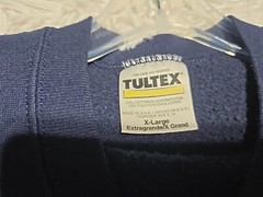 Vintage Tultex Maximum Sweats Sweatshirt XL Crewneck Blank Blue 90s Made USA