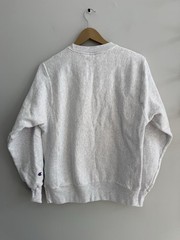Champion Reverse Weave Boston Pullover Sweatshirt Adult Sz S Heather Light Gray