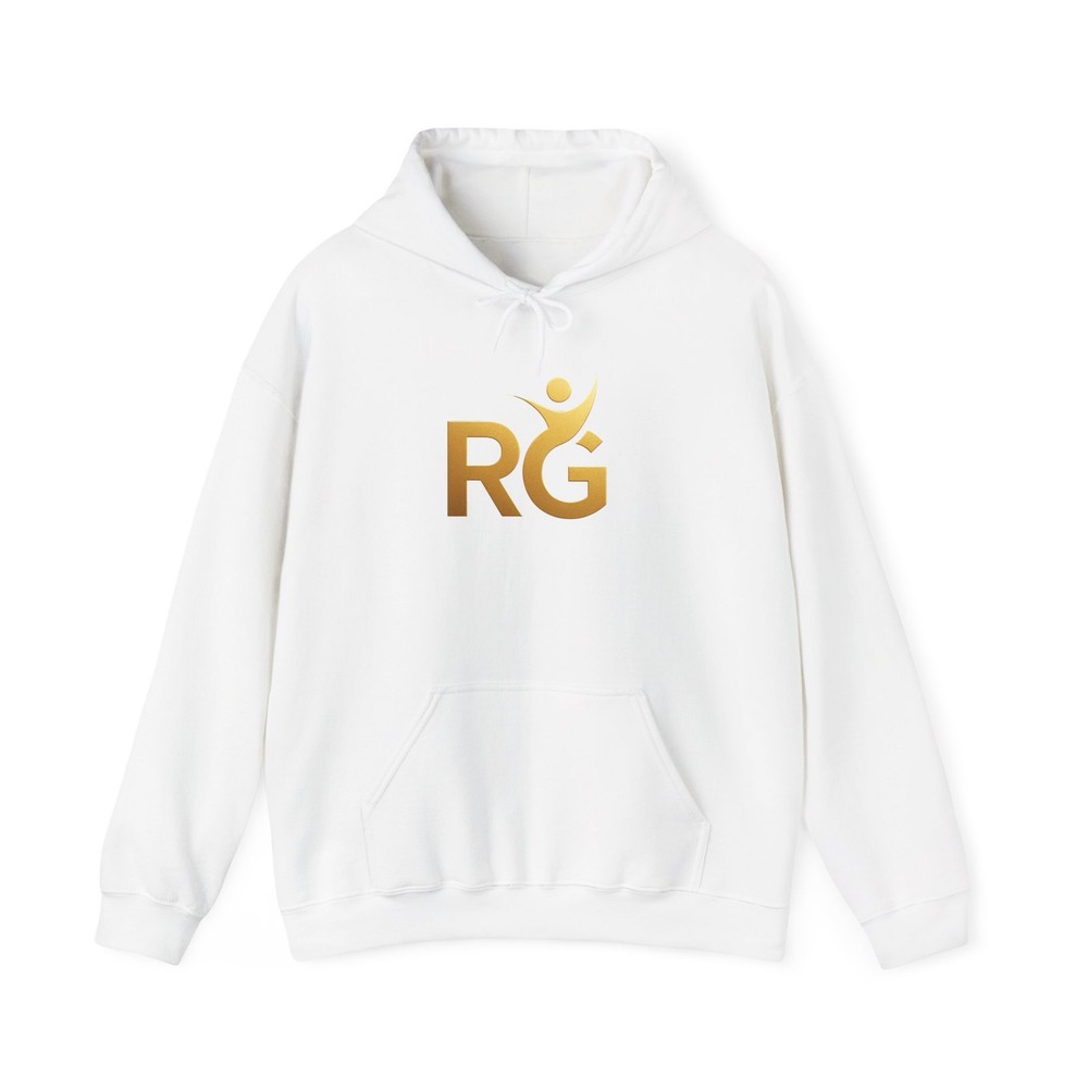 RG Gold Logo Hoodie | Monogram Initials Sweatshirt