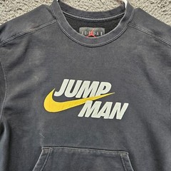 Nike Air Jordan Jumpman Sweatshirt Mens Medium Black Crewneck Pullover