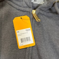 NWT Carhartt Marquette Full Zip Sweatshirt 3XL Gray Mid Weight K122