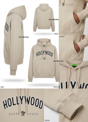 Hollywood California Hoodie Pullover Long Sleeve Graphic Print Hoodie Unisex