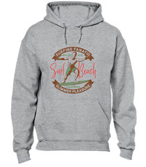 SURFING FANATIC HOODY HOODIE COOL SURFER DESIGN SUMMER HOLIDAY CLOTHING TOP