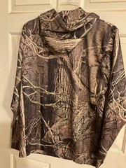 J.AMERICA HUZU CARLISLE CAMO HOODIE PULLOVER FRONT POUCH XL (46″C29″L(mossy oak)