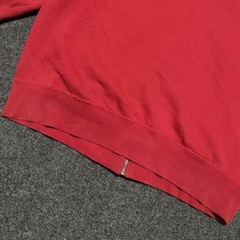 Vintage Famous Stars And Straps RARE Mens Graphic Hoodie Size M Red Full Zip Y2K