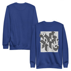 Unisex Premium Sweatshirt-ADULTING-cotton blend best seller