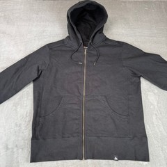 American Giant Classic Full Zip Hoodie Mens XXL Black Heavy $168 USA New NWOT