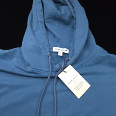 Peter Millar GOLF Hoodie Sweater -M- Slate Blue STRETCH Crown Comfort MODAL