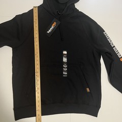 NWT Timberland PRO Men Medium Hood Honcho Sport Pullover Hoodie Black Orange