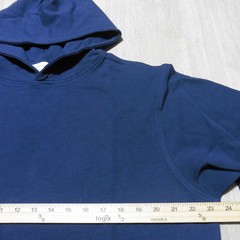 PETER MILLAR Mens M MEDIUM OASIS HOODIE NAVY BLUE PULLOVER SWEATSHIRT MF25K68