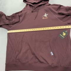 Burlebo Sweatshirt Mens XXL Red Hoodie Pullover Fleece Duck Outdoors Camo
