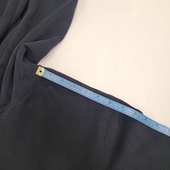 Outdoor Life Men’s Full Front Zipper Solid Fleece Hoodie Color Black Size L