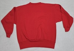 VTG 80s 90s Sunbelt Sportswear Blank Crewneck Sweatshirt Red One Size Made USA