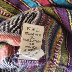 The Territory Ahead Men’s XXL Cotton Striped Pullover Hoodie Aztec Multicolor