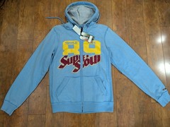 Triple Five Soul 555 Hoodie NOS Tags Y2K Streetwear Brooklyn True Blue Size S