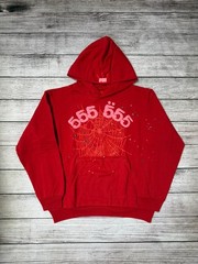*BRAND NEW* Spider Worldwide Angel Number Red Hoodie FREE Ship🚚💨 (Size S)