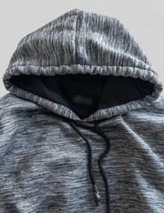 Steve’s Jeans Men’s 5X Big & Tall Gray/Black Fleece Pullover Oversized Hoodie