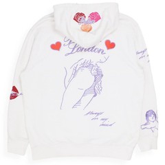 Palace Hoodie ‘Love Letter Hood’ Size Small White