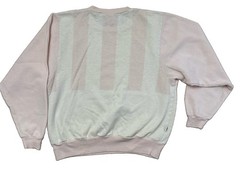 Hobie Juniors Teens XS Pink/White Striped Surf Graphic Logo Crewneck Pullover