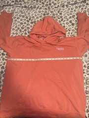 Mac Miller Faces 2014 Remember Album Graphic Hoodie Coral Unisex L *stains*