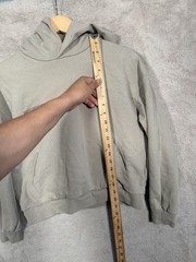 PANGAIA Hoodie Mens XXS Gray Pullover Organic Cotton Minimalist Small Logo Eco