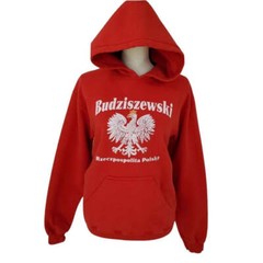 Vtg Red 100% Cotton Gildan Hoodie w Pocket Size Small