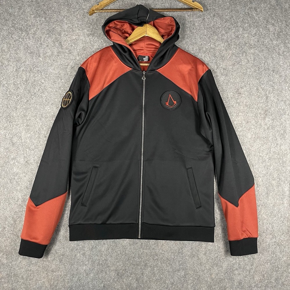 Assassins Creed Generation Hoodie Mens Large Black Full Zip Official Ubisoft