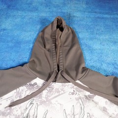 RedHead Mens Hoodie White Deer Skull White Gray Camo Long Sleeve Large
