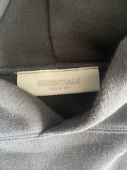 Fear Of God Essentials Relaxed Hoodie – ‘Iron’ : Men’s Large [AUTHENTIC – CLEAN]