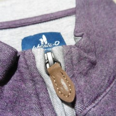JOHNNIE-O Mens L LARGE SULLY PULLOVER 1/4 ZIP ROYAL PLUM PURPLE GOLF SWEATSHIRT