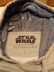 Star Wars Breathable Lightweight Hoodie Sweatshirt Men’s Size Large Eleven Paris