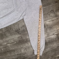CHAMPION Vintage Crewneck Sweatshirt Men’s Large Gray Made USA Blank 90s 20×25