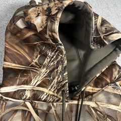 Under Armour Hoodie Men XL Camo Fleece Pullover Hunting Outdoor Storm Sweatshirt