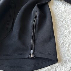 Kutting Weight Hoodie Mens 2XL BlackV4 Neoprene Sauna Sweat Pullover Side Zip