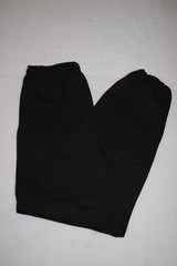 Mens BLACK SWEAT PANTS Pockets ELAST WAIST Drawstring SIZE S 28-30