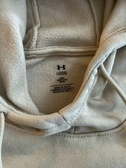 Under Armour Men’s Fleece beige Graphic Logo Hoodie