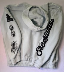 ERE STUDIOS Zip Hoodie Baby Blue Men’s Size M