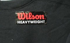 Men Sweatshirt Wilson 3XL Heavy Weight Black Color 50/50 Cotton/Polyester new