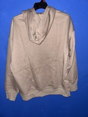 Vanmolrsa Men’s Pullover Hoodie Beige Size XL Long Sleeve Fleece Logo