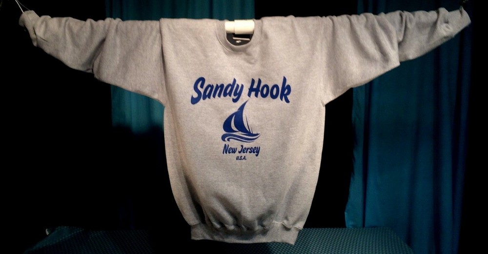 🌞Sandy Hook, N.J. Heavyweight Cotton Crewneck Sweatshirt *Fate Rate Ship $4.00